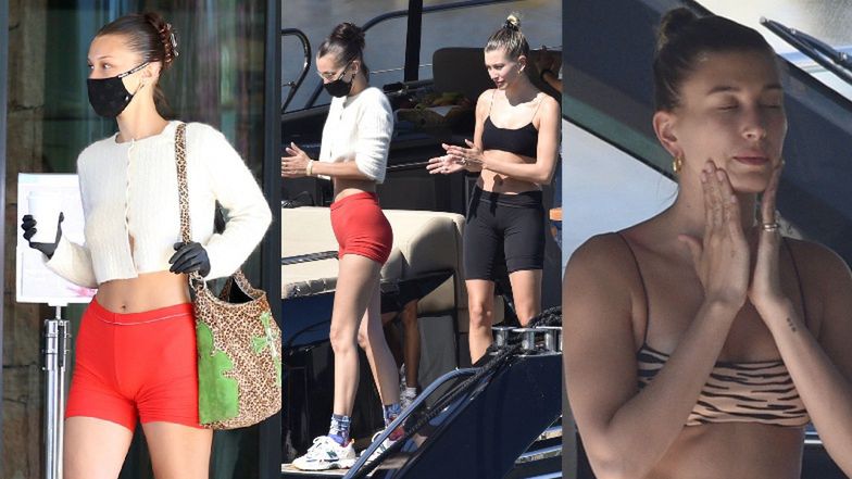 Bella Hadid i Hailey Bieber przepracowują się na Sardynii