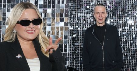 Gosia Andrzejewicz w mini i ksiądz z "The Traitors" w sutannie pozdrawiają z otwarcia klubu LGBT w stolicy (ZDJĘCIA)