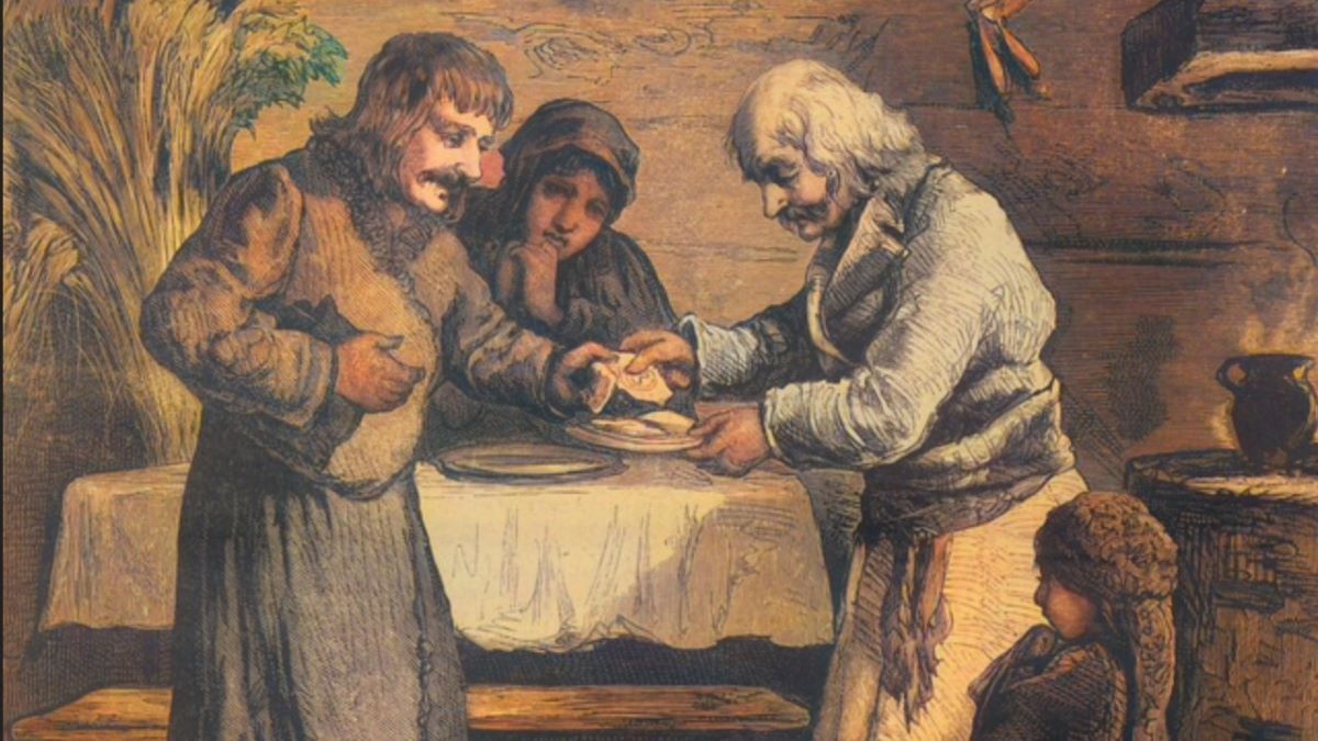 Wigilijna uczta chłopów. Jak wyglądały święta w dawnych wiekach?