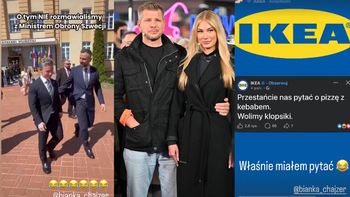 Nawet IKEA i Władysław Kosiniak-Kamysz DWORUJĄ z Chajzera i Bianki i ich rozmowy o pizzy z kebabem. Filip już to skomentował... (FOTO)