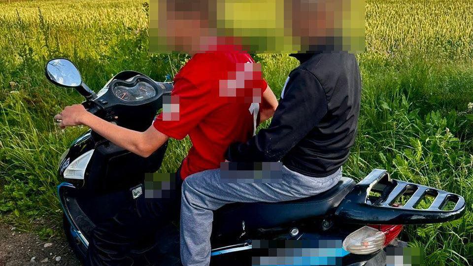 14-latek zatrzymany na skuterze