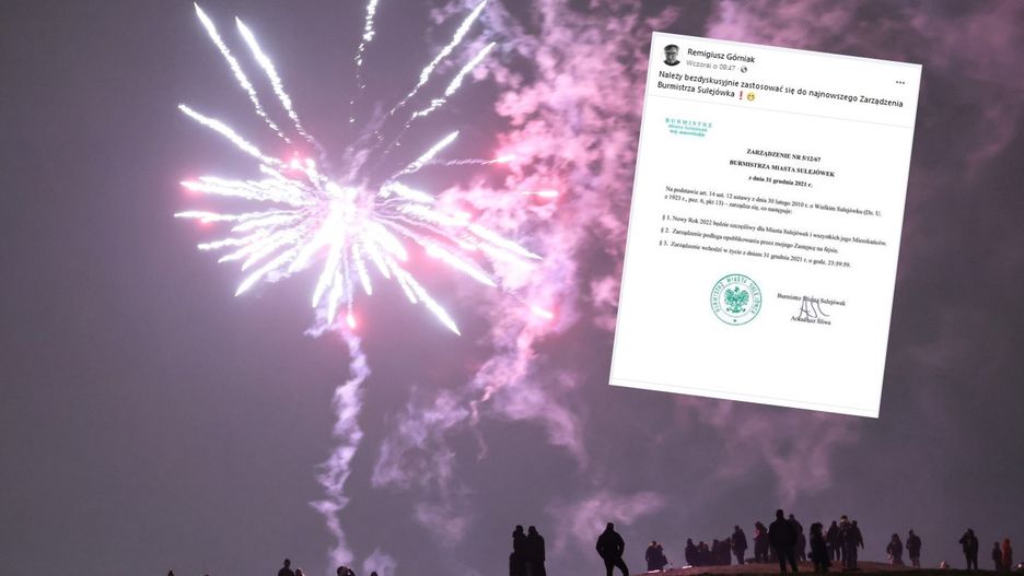 Nowy Rok 2022. Rozporządzenie burmistrza Sulejówka 