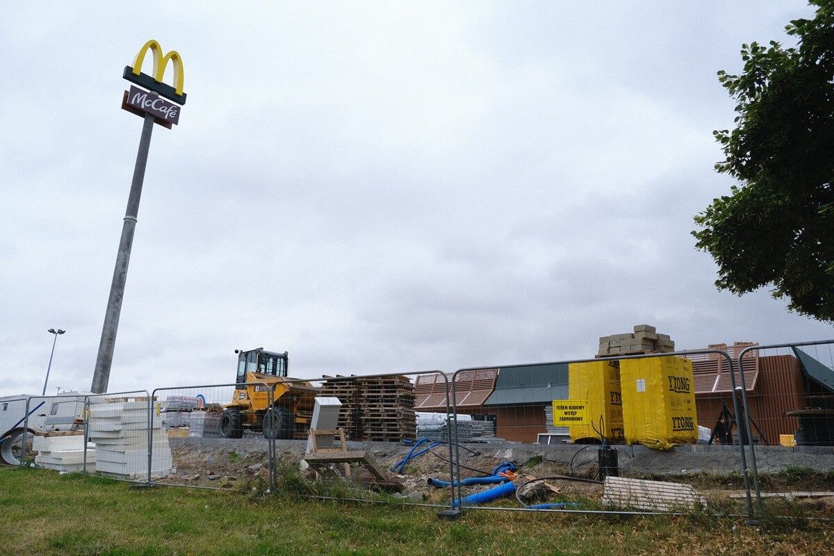 Budowa restauracji McDonalds przy ul. Turystycznej w Lublinie