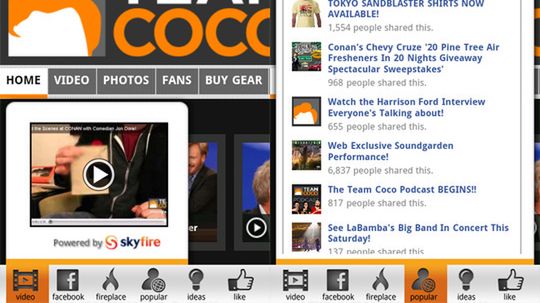 Społecznościowy Skyfire 3.0 dla Androida 1