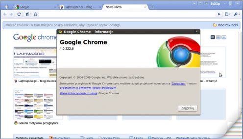 Przetestuj Chromium z zarysami Google Chrome OS