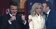 Emmanuel i Brigitte Macron nie szczędzą sobie czułości na trybunach podczas finału mundialu w Katarze (ZDJĘCIA)