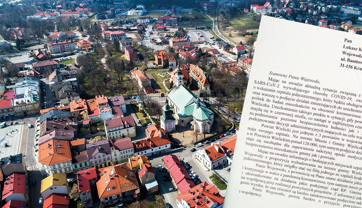 Koronawirus. Wieliczka chce szpital modułowy. Poszło pismo