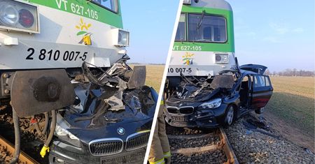 Horror na przejeździe kolejowym. Pasażerka zginęła na miejscu