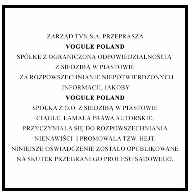 Przeprosiny TVN