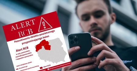 Alert RCB o obiekcie przypominającym balon. To potencjalne zagrożenie z Białorusi