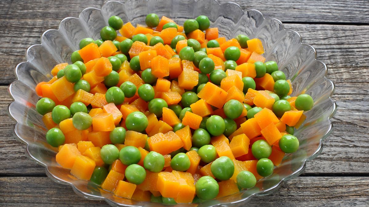 Marchewka z groszkiem