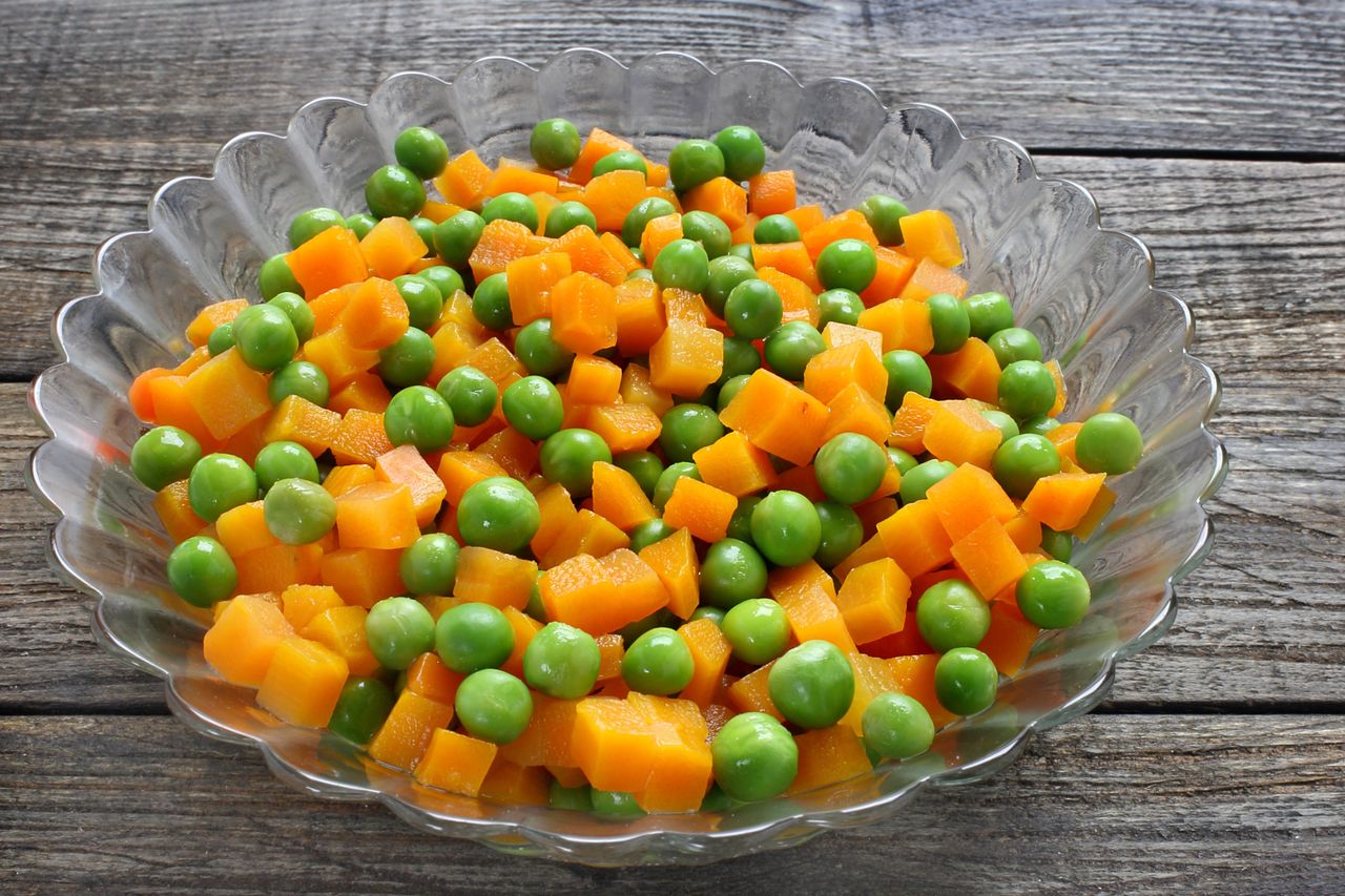 Timeless allure of carrots and peas