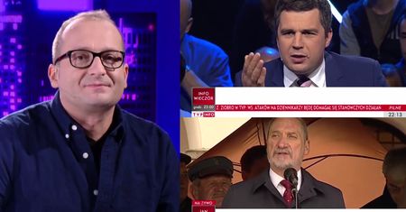 Robert Górski wymyśla paski dla TVP Info (WIDEO)