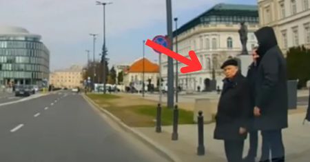 Pokazaliśmy policjantowi nagranie z Kaczyńskim. Mogło się skończyć źle