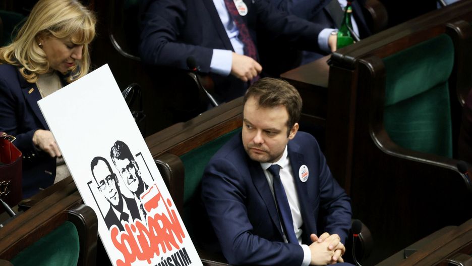 Ławy PiS podczas posiedzenia Sejmu