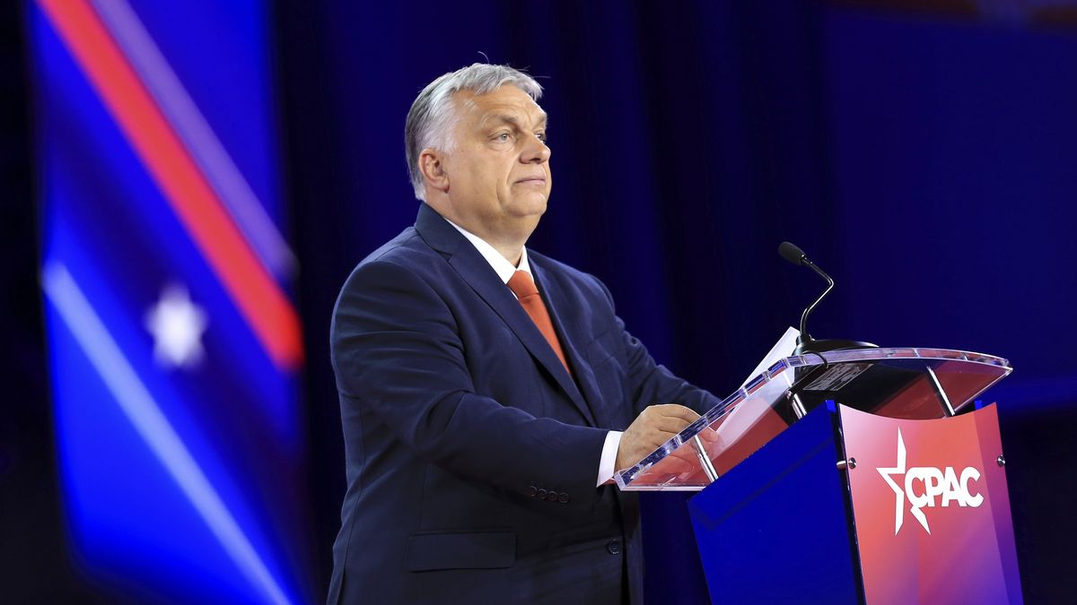 Viktor Orban, Hungary's prime minister, during the Conservative Political Action Conference (CPAC) in Dallas, Texas, US, on Thursday, Aug. 4, 2022. The Conservative Political Action Conference launched in 1974 brings together conservative organizations, elected leaders, and activists. Photographer: Dylan Hollingsworth/Bloomberg via Getty Images