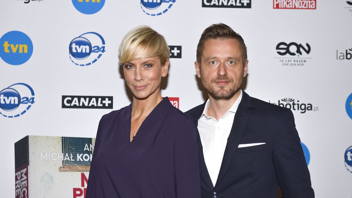 Anita Werner i Michał Kołodziejczyk - spotkanie prasowe, fot. Dariusz Gałązka/AKPA