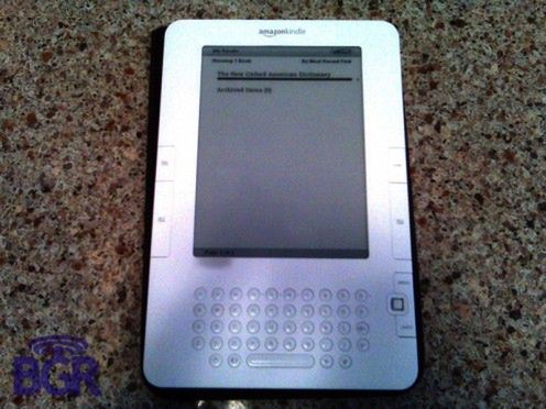 Ujawnione zdjęcia Amazon Kindle 2 1