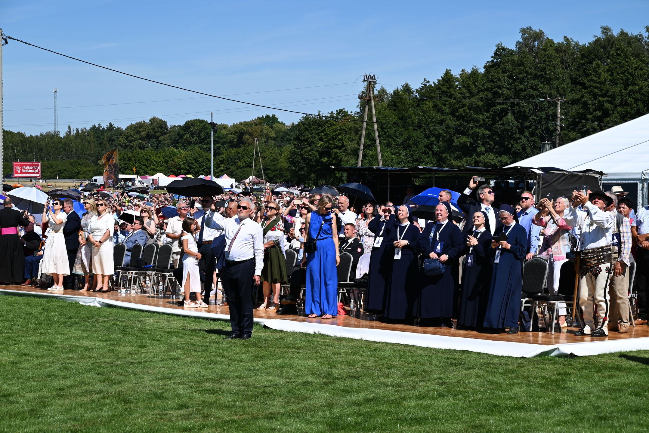 W uroczystości wzięli udział pielgrzymi z całego kraju