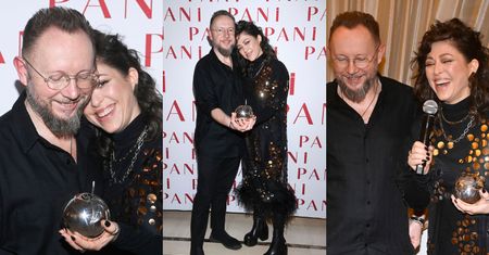 Natalia Kukulska i Michał Dąbrówka zadają szyku na uroczystej kolacji z okazji rozdania Srebrnych Jabłek (ZDJĘCIA)