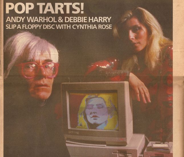 Skan magazynu NME z okładką z Andy'm Warholem i Debbie Harry, fot. John Keogh/Flickr/CC BY-NC 2.0