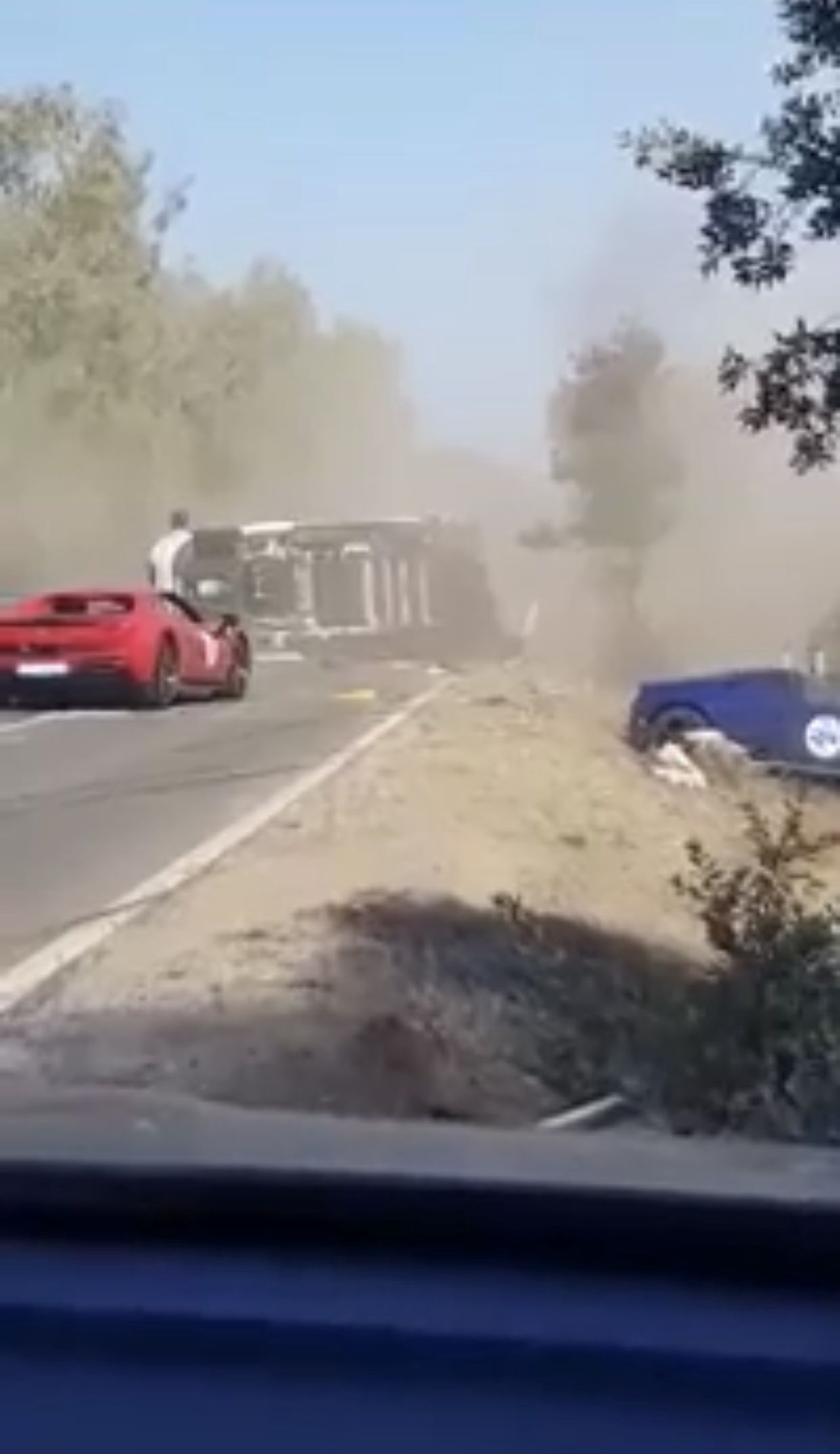 car accident in Sardinia