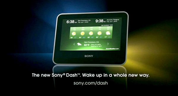 Sony Dash - budzikotablet z bardzo niestandardową reklamą 1