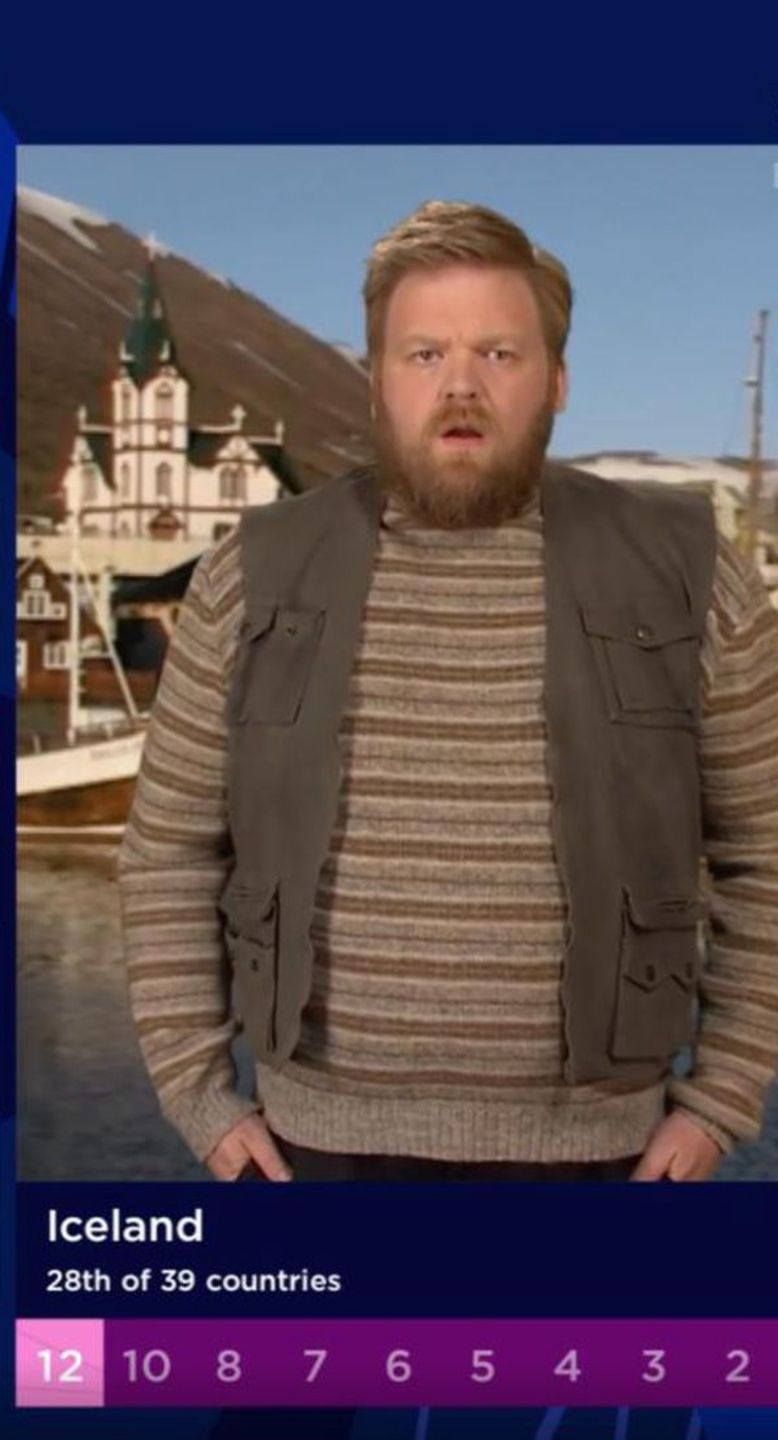 Prezenter Islandii kradnie show podczas Eurowizji