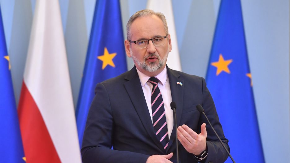 Adam Niedzielski
Warszawa, 03.01.2023. Minister zdrowia Adam Niedzielski podczas konferencji prasowej premiera Mateusza Morawieckiego po zako�czonym posiedzeniu rz�du, 3 bm. w siedzibie KPRM w Warszawie. Prezes Rady Ministr�w poinformowa� o przyj�ciu projektu ustawy o Krajowej Sieci Onkologicznej. (amb) PAP/Radek Pietruszka
Radek Pietruszka
konferencja prasowa, KPRM, Krajowa Sie� Onkologiczna, ochrona zdrowia, polityk, polityka, rz�d, s�u�ba zdrowia, walka z rakiem