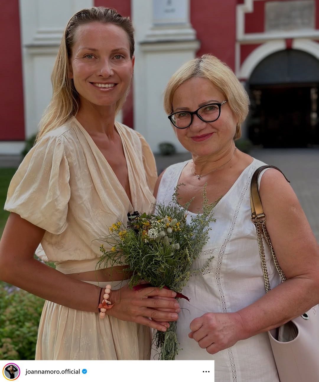 Joanna Moro z mamą