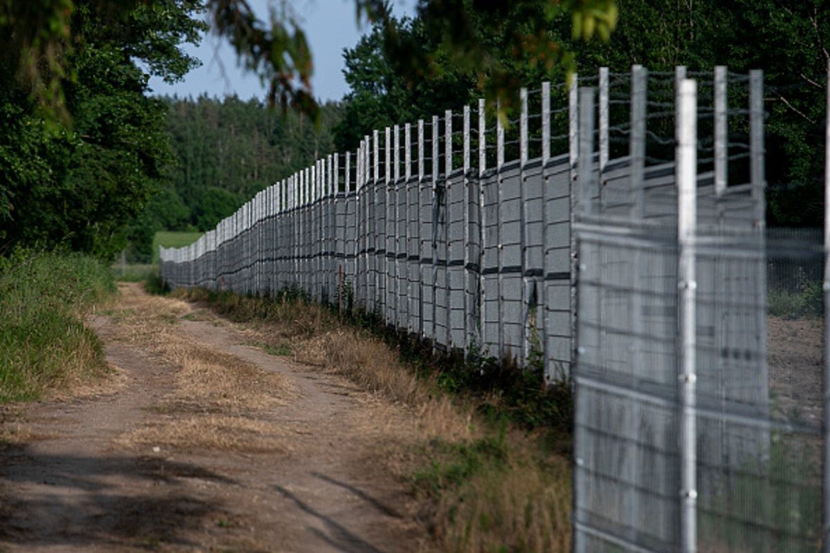 Mur na granicy z Białorusią