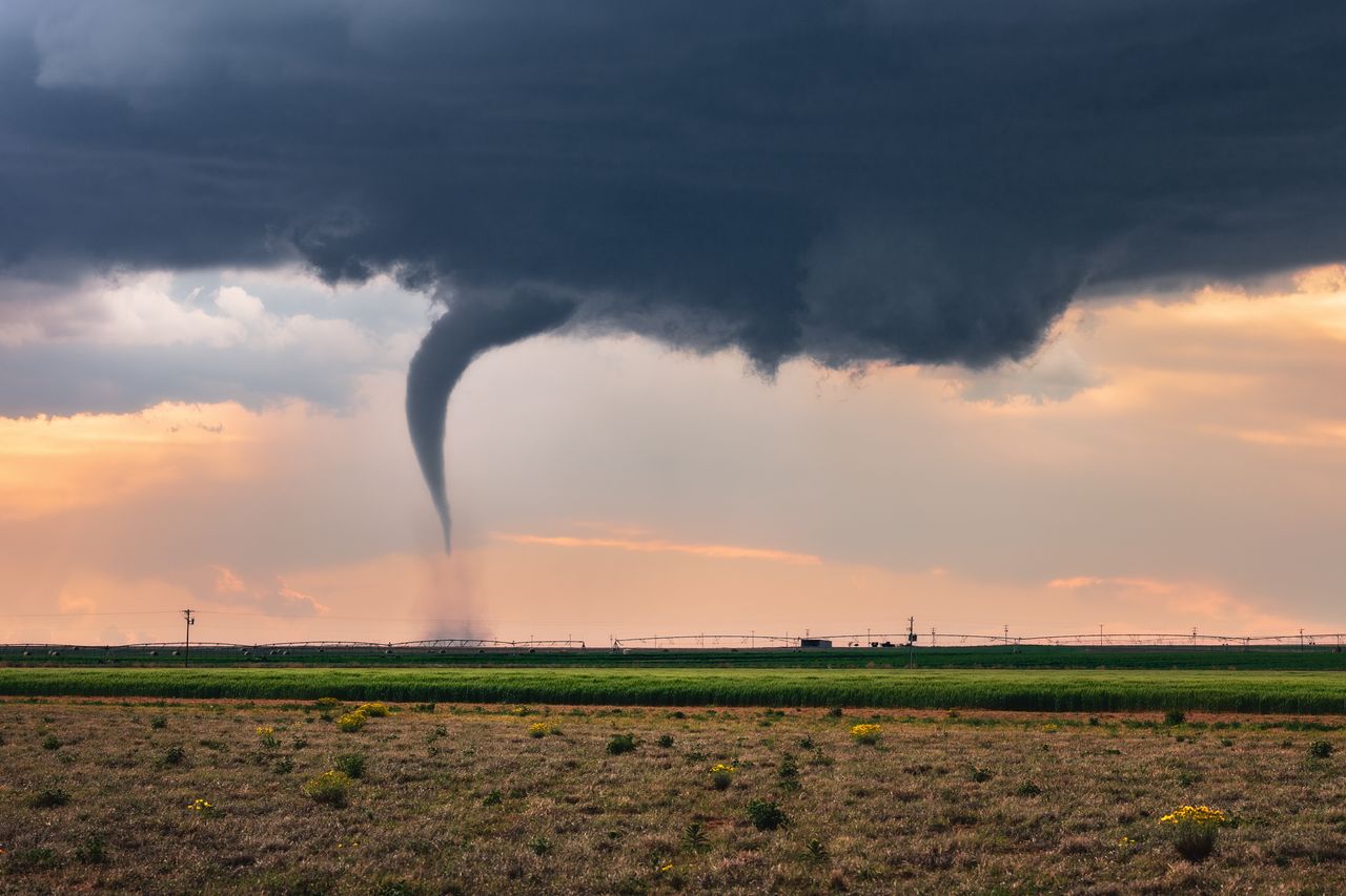 In Texas können Tornados auftreten.