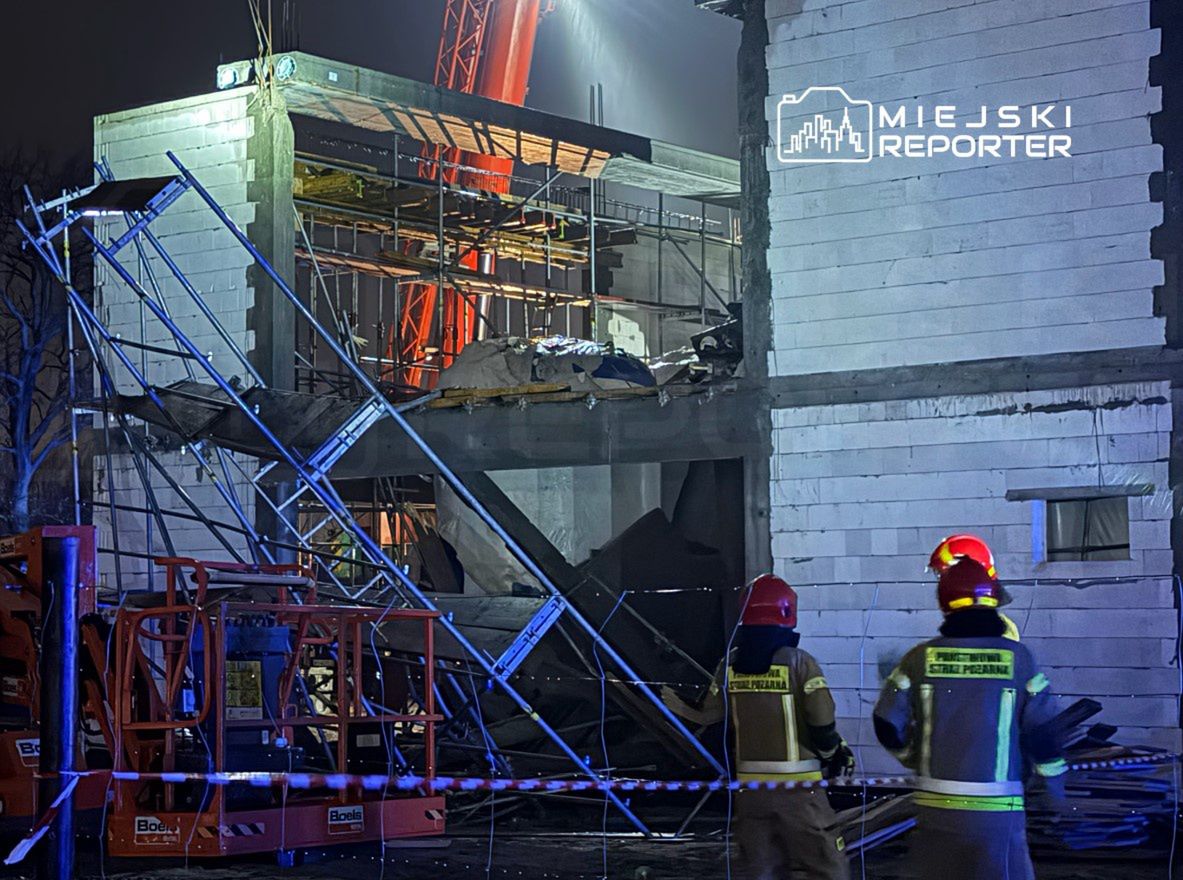 Zawalił się strop. 3 osoby poszkodowane