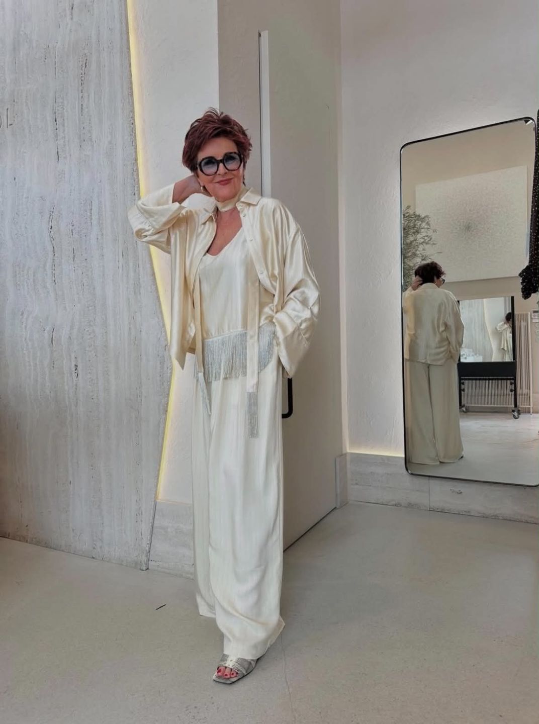 Jolanta Kwaśniewska prezentuje stylizacje