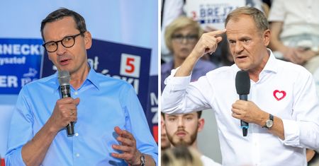 Tusk zamieścił wpis. Morawiecki po godzinie odpowiedział