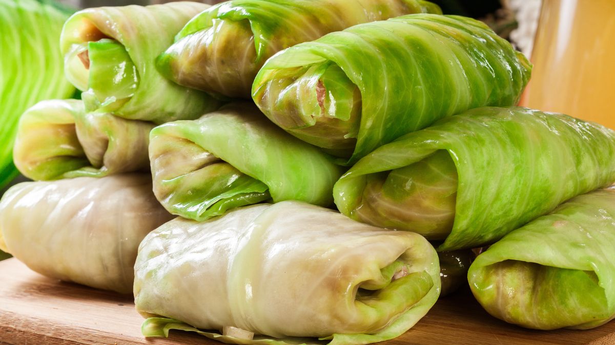 Nietypowe gołąbki z kaszą i wątróbką drobiową