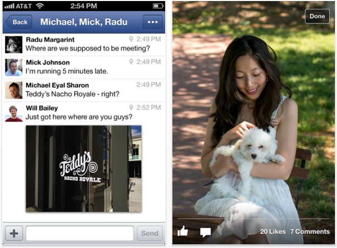 Dwukrotnie szybszy, całkowicie odnowiony Facebook 5.0 dla iOS-a 2