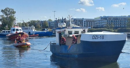 Poważny wypadek na Bałtyku. Kontenerowiec zderzył się z kutrem