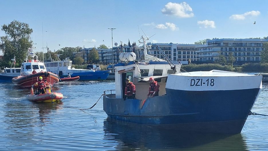 Poważny wypadek na Bałtyku. Kontenerowiec zderzył się z kutrem
