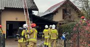 Świecie: Groźny pożar w Przechowie. Poparzony został mężczyzna