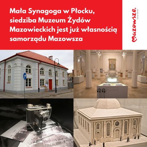 Mała Synagoga w Płocku własnością samorządu Mazowsza