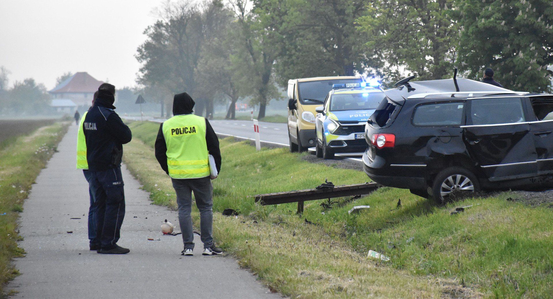 Do tragedii doszło przed Tragaminem od strony Malborka.