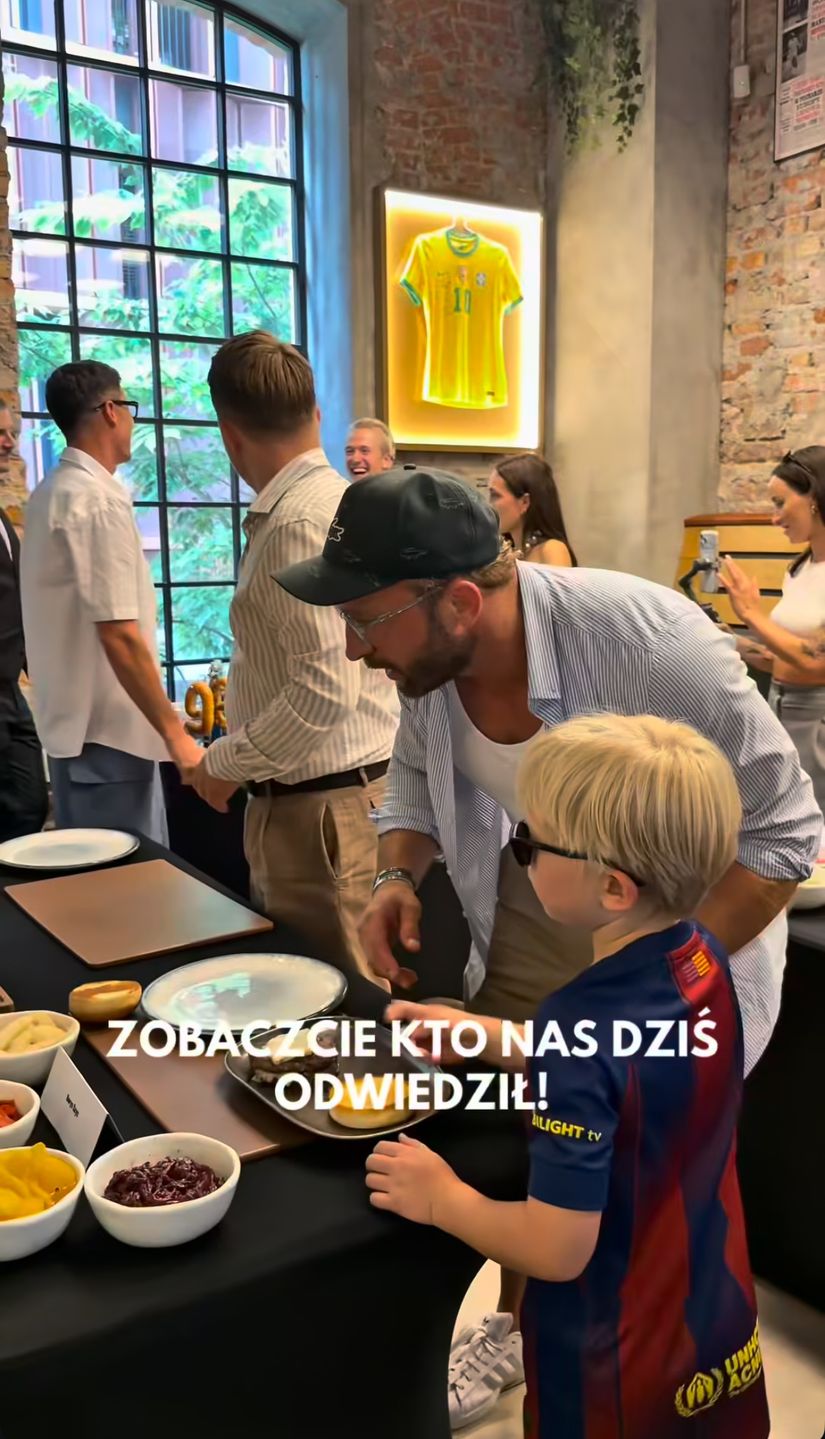 Robert Lewandowski w Warszawie