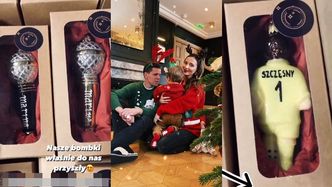 ZAROBIONA Marina Łuczenko chwali się luksusowymi ozdobami świątecznymi: "Mąż w pracy, a ja dalej PRZYSTRAJAM" (ZDJĘCIA)