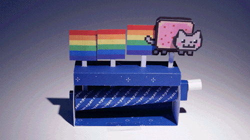 Nyan Cat w wersji unplugged - zobacz koniecznie! [animowany GIF] 1