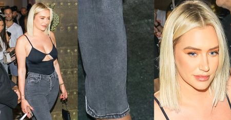 Przyjaciółka Kylie Jenner opuszcza imprezę plastrów do piersi w zaparowanych szpilkach z folii (ZDJĘCIA)