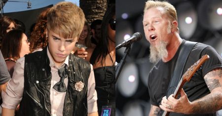 Bieber: "Jestem fanem wczesnej Metalliki!"