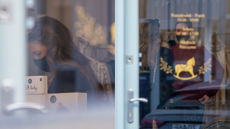 Anna Lewandowska na zakupach w butiku Zosi Ślotały