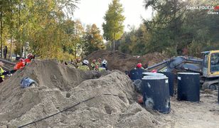 Tragedia podczas robót drogowych. Ziemia przysypała robotnika