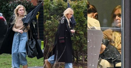 Monika Olejnik walczy z wiatrem i mknie przez trawnik z workiem Chanel za 25 TYSIĘCY ZŁOTYCH. Ikona? (ZDJĘCIA)